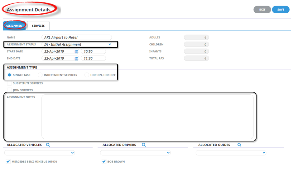 Invotech Assignment Screen New Assignment