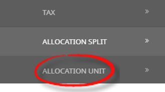 Setting Up Allocations